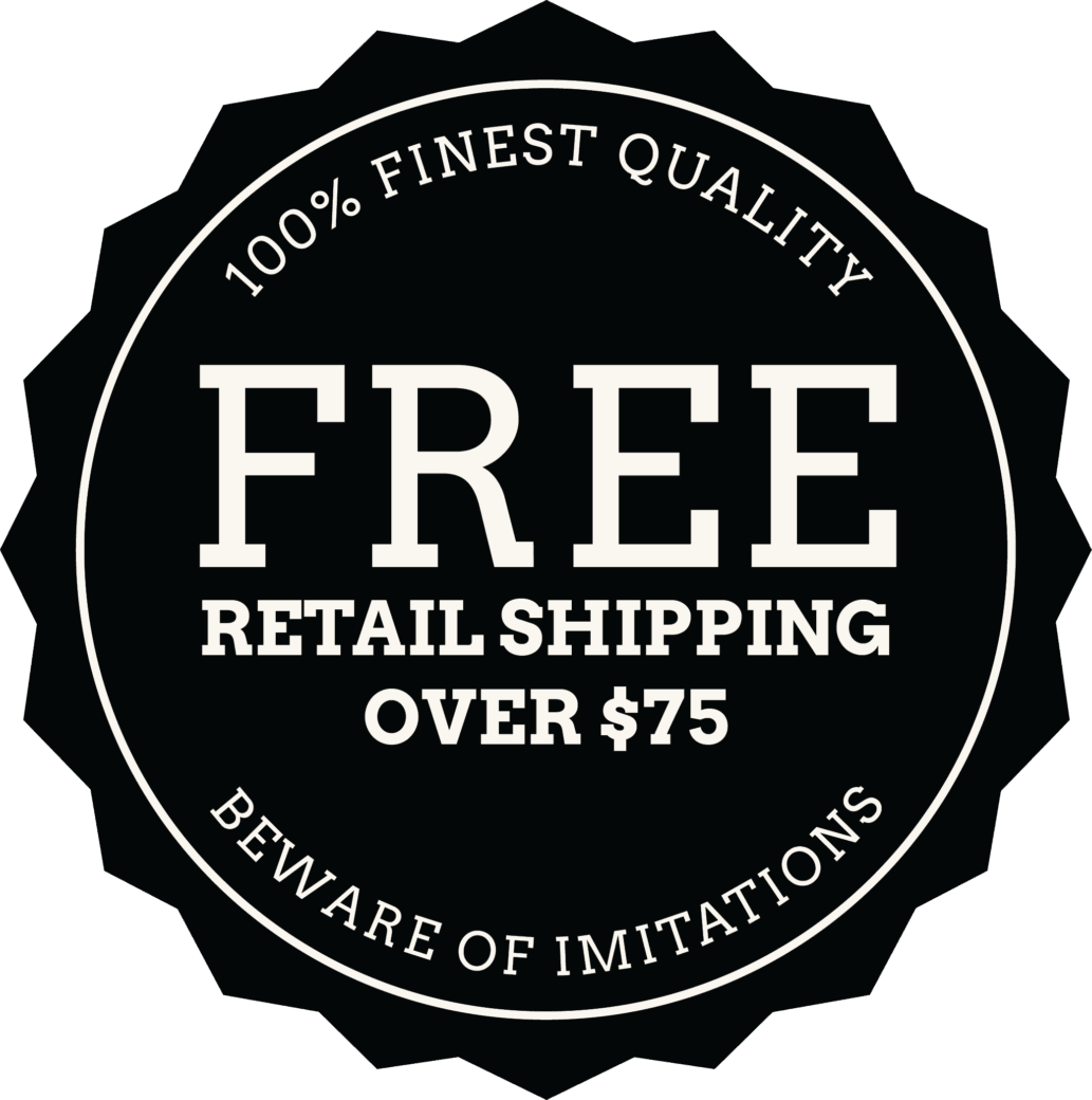 FREE Retail Shipping Over $75