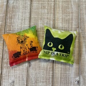 Nip is a Trip Tie Dye Catnip Pillow